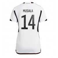 Deutschland Jamal Musiala #14 Fußballbekleidung Heimtrikot Damen WM 2022 Kurzarm